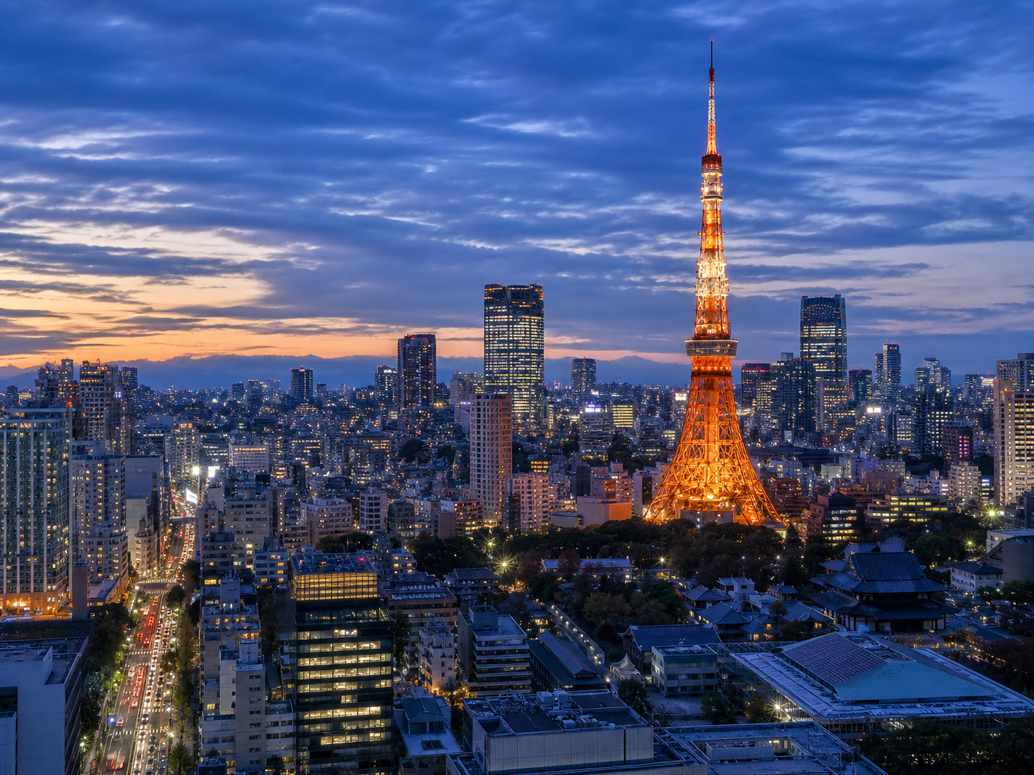 Japan city landscape
