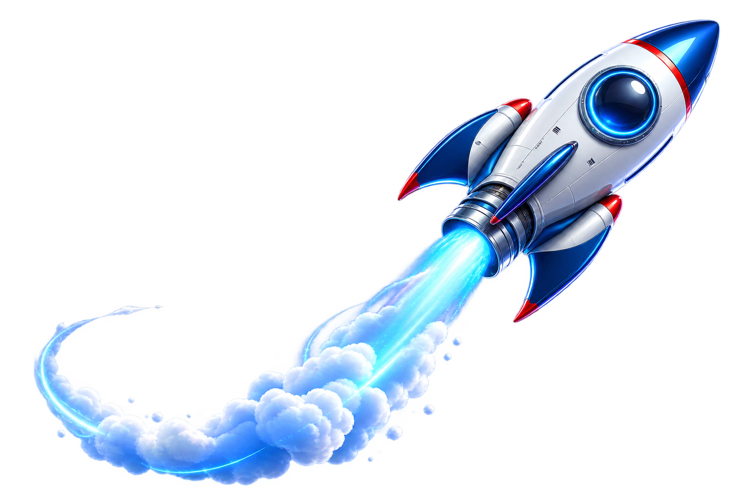 3D rocket launching